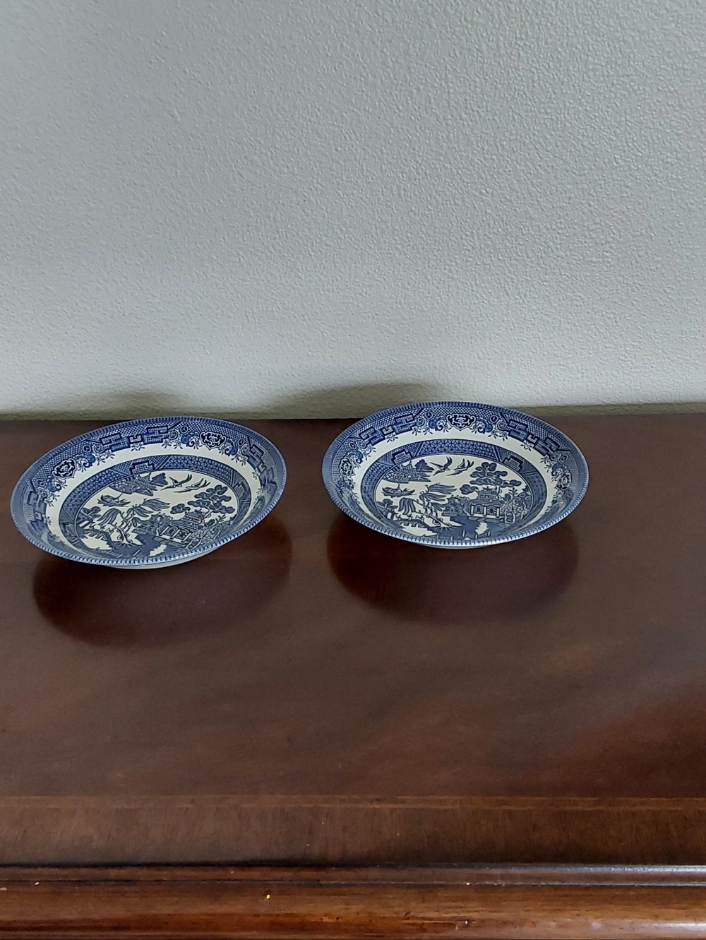 Blue Willow Decorative Ceramic‎ Serving Bowls - Set of 2